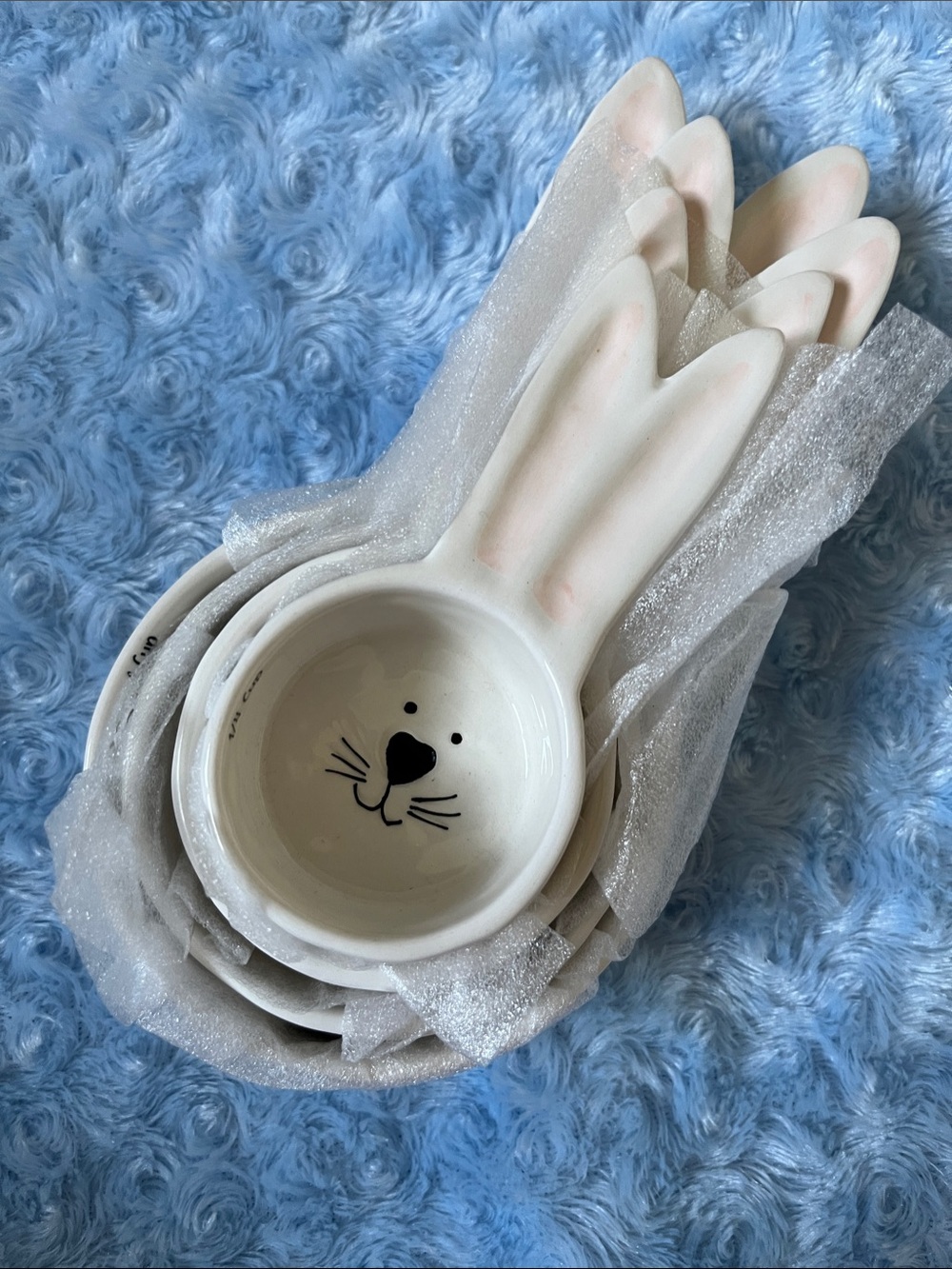 🐰 Cute White Bunny measuring cups 🐰